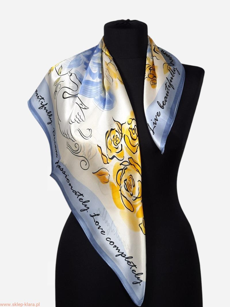 Dopasowanie jedwabnych apaszek