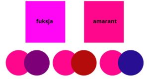 Idealne połączenia kolorystyczne: jaki kolor pasuje, a jaki nie pasuje do amarantu?