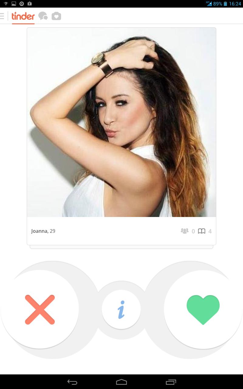 Tworzenie nowego profilu Tinder